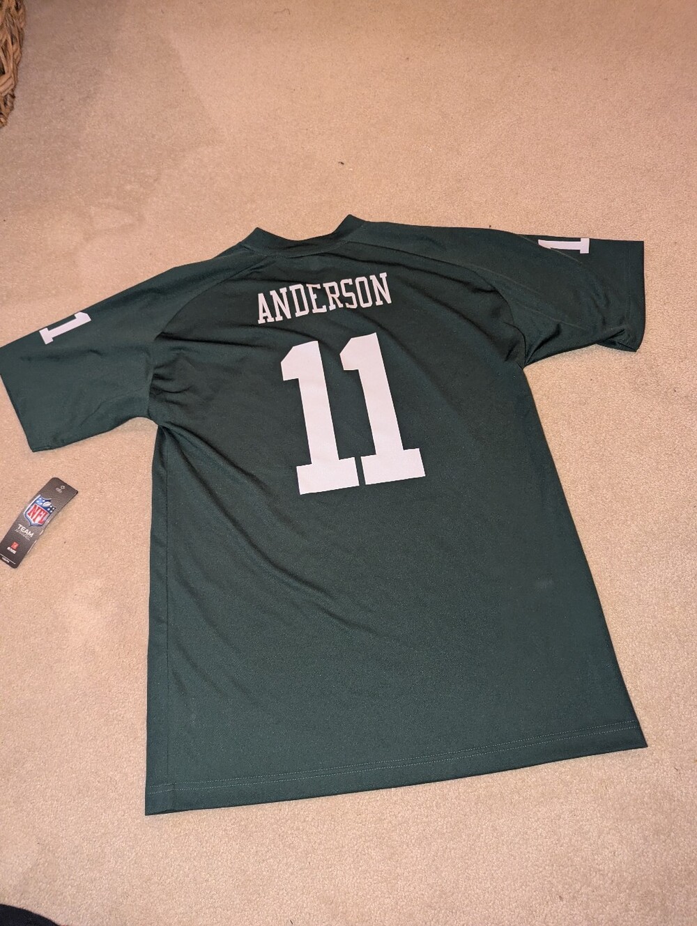 Nwt New York Jets Anderson No. 11 Jersey Kids/Youth Sz XL 18/20